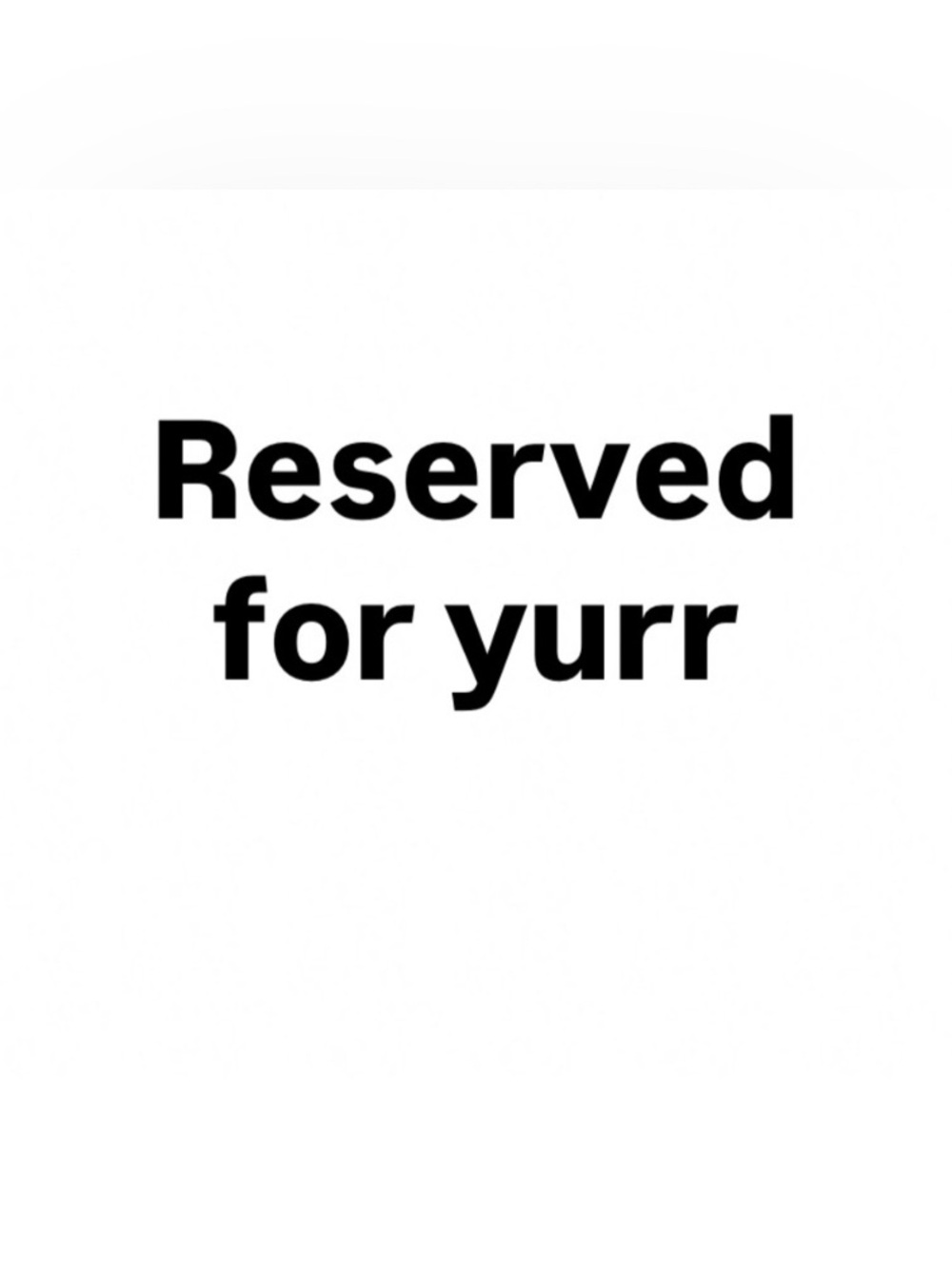 Reserved